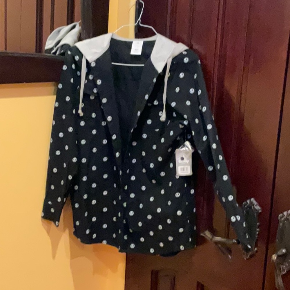 Disney Nightmare Before Christmas Jack Skellington Hooded Jacket Black